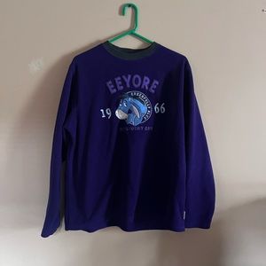 VINTAGE Disney eeyore fleece sweater